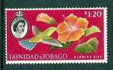 TRINIDAD - 1962 QE II Bird And Flower. Scott 101. Mint Hinged - Trinidad & Tobago (1962-...)