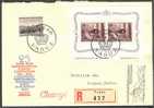 LIECHTENSTEIN, SOUVENIR SHEET 1946 ON SPECIAL ENVELOPE - Blocks & Sheetlets & Panes