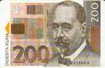 CROATIA 200 U  BANKNOTE  BANKNOTES  MONEY  CHIP  READ DESCRIPTION !! - Kroatië