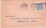 LETTRE 1937 POUR L'ALLEMAGNE - Marcophilie