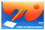 Carte Changement D'adresse - Ecrire C'est Faire Des Heureux - Official Stationery