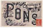 SOUVENIR DE PONS (1908) - Pons