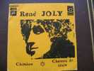 DISQUE EN VINYLE DE :   " RENE JOLY        " CHIMENE / CHATEAU DE CRAIE - Other & Unclassified