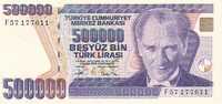 TURQUIE  500 000 Lira  Non Daté (1993)   Pick 208  ***** BILLET  NEUF ***** - Turkije