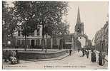 CPA 35 REDON - Les Halles, La Tour Et L Eglise - Redon