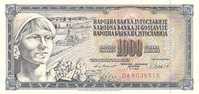 YOUGOSLAVIE   1 000 Dinara  Daté Du 04-11-1981  Signature 11  Pick 92d    ***** BILLET  NEUF ***** - Yugoslavia