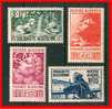 Algerie Solidarité 1946 N 249/52   4 Valeurs  Serie Compl. Neuve X X - Unused Stamps
