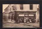 21 IS SUR TILLE Café De La Place Et Du Palais, Terrasse Animée, Ed Tartary, 1915 - Is Sur Tille
