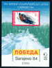 3248 Bulgaria 1983 SPORT Luge De Course Rennrodeln - Winter Olympic Games Sarajevo 84 BLOCK ** MNH - Inverno