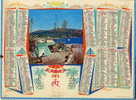 CALENDRIER  -  ALMANACH DES P T T -  ORIGINAL 1968  -  VACANCES REVEES - Tamaño Grande : 1961-70