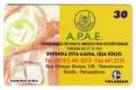 A.P.A.E. ( Brasil Card ) - Brésil