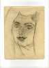 - PORTRAIT DE FEMME. DESSIN PROVENANT D´UN CARNET DE CROQUIS FAITS A ALGER EN 1941 . - Dessins