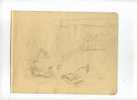 - BORD DE MER . DESSIN PROVENANT D´UN CARNET DE CROQUIS FAITS A ALGER EN 1941 . - Disegni