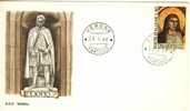 ITALIA FDC \"ROMA\"  1966 GIOTTO PITTORE 1266-1337 - Madonnen