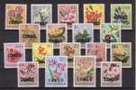 CONGO KINSHASA MNH** COB 382/99 FLOWERS FLEURS SURCHARGE OVERPRINT - Andere & Zonder Classificatie