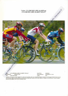 Cyclisme, Vélo, Photo-Presse : L. Jalabert, S. Heulot, R. Heras (1re étape, Le Midi-Libre, 2001). (13 Cm Sur 20 Cm) TBE - Radsport