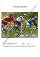 Cyclisme, Vélo, Photo-Presse : L. Jalabert, S. Heulot, R. Heras (1re étape, Le Midi-Libre, 2001). (13 Cm Sur 20 Cm) TBE - Cycling