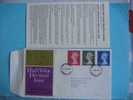 MARCOPHILIE LETTRE DE  GRANDE BRETAGNE 1ER JOUR   HIGHT VALUE DECIMAL ISSUE FIRST DAY COVER1970 - Storia Postale