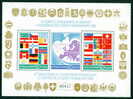 3372 Bulgaria 1985 EUROPA KSZE BLOCK  ** MNH / Flags - Briefmarken