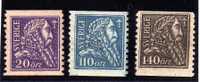 SUEDE: TP N° 151/153 * - Unused Stamps