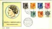 ITALIA FDC "ROMA"  1968  SERIE ORDINARIA "ITALIA TURRITA" DA 7 VALORI - 1968