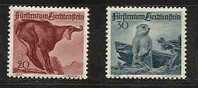 FAUNA - ANIMALS - 1947 LIECHTENSTEIN - Yvert # 228/9 - MINT (H) - Catalogue Value Euros 7.00 - Bears