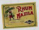 étiquette - RHUM MAZILA - Cesef - Rum