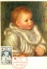 C. M. FRANCE Tableau De RENOIR Bébé à La Cuillière - Impressionisme