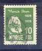 NORVEGE  NORWAY  NORGE YT 128   Henrik Ibsen  Oblit. Tb++ - Usados
