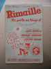 MUSIQUE  : PARTITION TANGO RIMAILLE ME GUSTA UN TANGO SI  FANTAISISTE ROGELLE GAUDINO BRANA    PARIS  1926    7 PAGES - Sonstige & Ohne Zuordnung