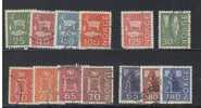 NORVEGE  NORGE NORWAY SERIE COURANTE   Ob. - Used Stamps