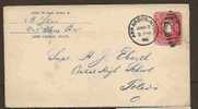 US - VF 1906 WASHINGTON ENTIRE COVER From ANN ARBOR, MICH To TOLEDO, OHIO (reception At Back) - 1901-20