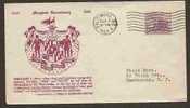 US -  MARYLAND TERCENTENARY - 1634-1934 - VF 1934 CACHETED COVER BALTIMORE To NJ - Us Independence