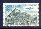 ANDORRE FRANCAIS 1961   PA  N° 8   Ob.TB+ +  AIRMAIL - Luftpost