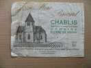 FRANCE ETIQUETTES DE VIN ROUGE VIGNOBLE CHABLIS DOMAINE PREHY 89 - Vino Rosso