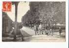 CPA--18-----CAMP D'AVORD-----PLACE Du BATAILLON----militaria - Avord