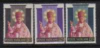 V49a - VATICANO 1954: Santificazione Pio X  N. 182/184  *** - Nuovi