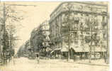 92. CLICHY.  BOULEVARD NATIONAL ET RUE REFLUT. ANIMATION. - Clichy