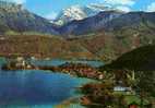 CPSM. DUINGT. VUE AERIENNE SUR LE VILLAGE.SES HOTELS.LE LAC ET LE CHATEAU AU FOND,LATOURNETTE.DATEE 1981. - Duingt