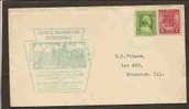 US - HISTORIC WASHINGTON CROSSING THE DELAWARE BICENTENNIAL COMM 1932 CACHETED COVER - GREEN CANCEL - Onafhankelijkheid USA