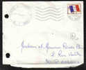 Enveloppe - Timbre Drapeau Franchise Militaire - Oblitération MUTZIG 1965 - Cachet 153e Régt D'infaterie Mécanisée - Militaire Zegels