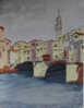 Aquarelle  - Florence - Ponte Vecchio - Watercolours