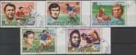 Congo (Brazzaville) 1978 Mi# 614-618 Used - 11th World Cup Soccer Championship, Argentina - Usados