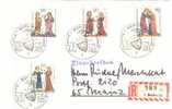 Berlin FDC Mi-Nr 354/357 (P014)- - 1948-1970