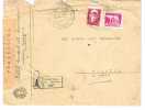 615)assicurata Con 2£+5£ Imperiale Da Siracusa A Messina  Il 28-4-1945 - Storia Postale