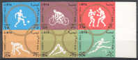 Liibia 1964 Yvert 246-51** Non Dentelé Complete Sans Charnière - Estate 1964: Tokio