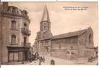 ROCHECHOUART - Eglise Et Place Du Marché - Rochechouart