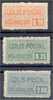 FRANCE 3 RAILWAY STAMPS F/VF NH ** - Neufs