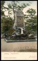 ALTE POSTKARTE LEISNIG CARL-FERDINAND ADAM DENKMAL Monument Musician Musiker 1911 Bei Grimma Döbeln Composer Komponist - Leisnig