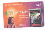 British Telecom Cabine Avec Fillette 06.1998 - BT Promotionnelles